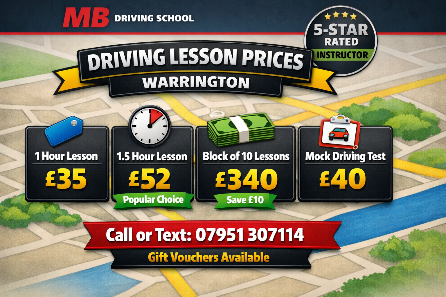 driving schools in warrington
